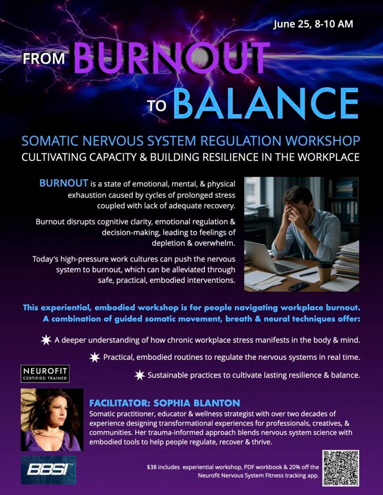 Workplace burnout workshop