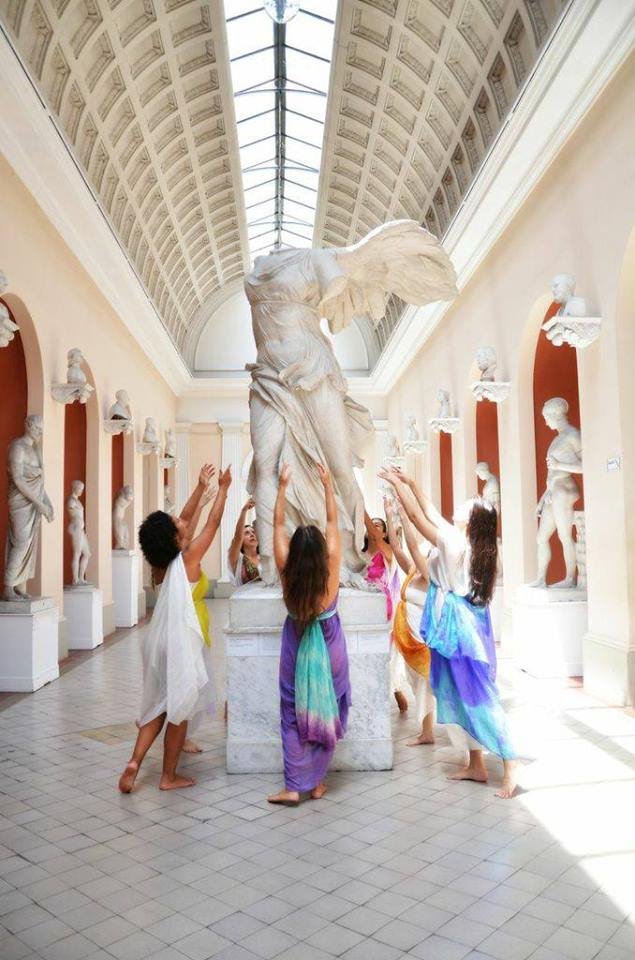 Isadora duncan dance, prayerformance to the spirit of victory, rio de janeiro, 2016