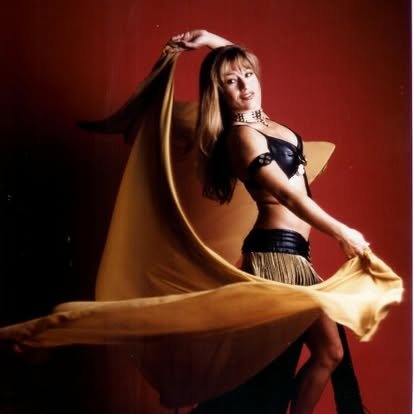 Leather bellydance costume ME