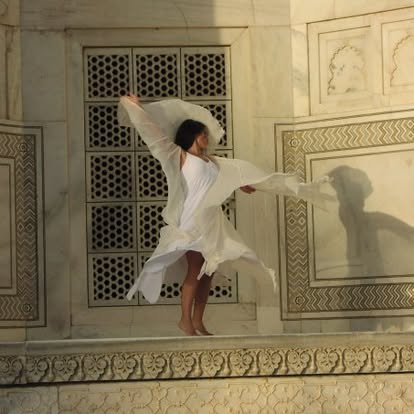 Swirling at the Taj Mahal, India 2004 P