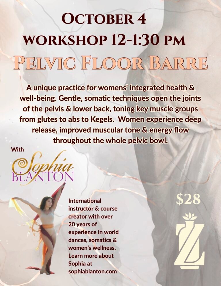 Pelvic floor barre zen & tonic